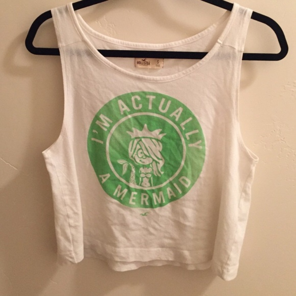 I’m actually a mermaid hollister tank
